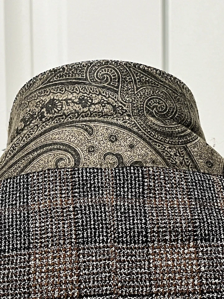 Blazer a cuadros Etro Milano para hombre Glen con forro de retazos SNAZZY TALLA ITALIA 50/US40 Foto 3 de 4