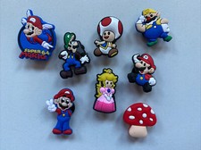 mario croc charms