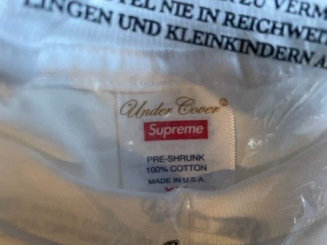 Supreme UNDERCOVER TAG Tee T Shirt White Size XXL SS 23 Authentic