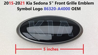 2015-2021 Kia Sedona 5'' Front Grille Emblem Symbol Logo 86320-A4000 OEM