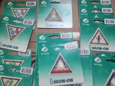 Lot of 23 NOS Brownie Girl Scout Try-it Iron On Badges Patches Troop 3-Jump Rope