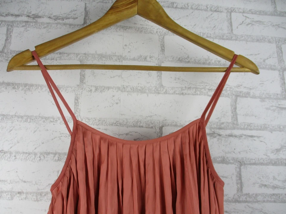 Country Road womens top rose pink 6 spaghetti strap round strap - Image 2 of 4
