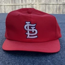 Vintage St. Louis Cardinals MLB Baseball MMB Headwear Red Snapback Hat USA