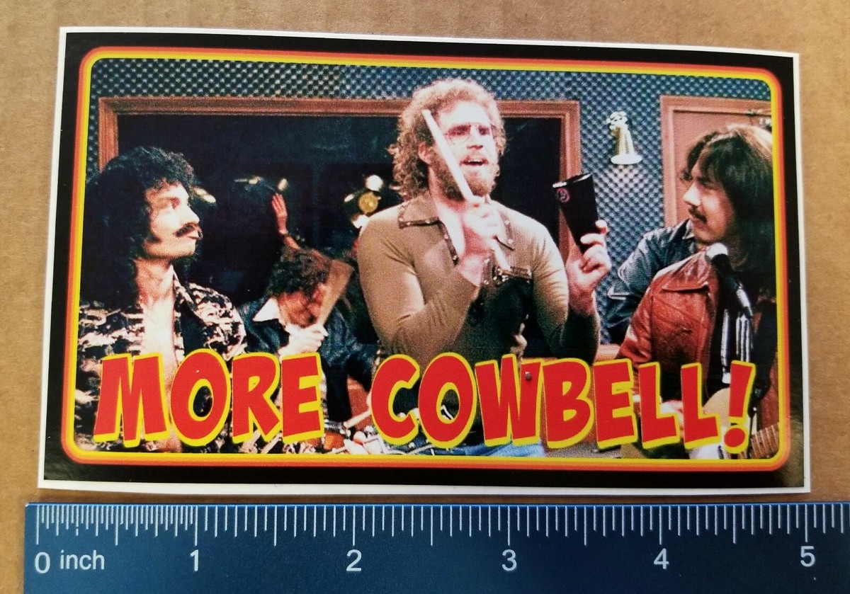 More Cowbell Sticker 