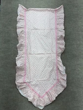 Shein White Pink Floral 25x100 Inch Table Runner