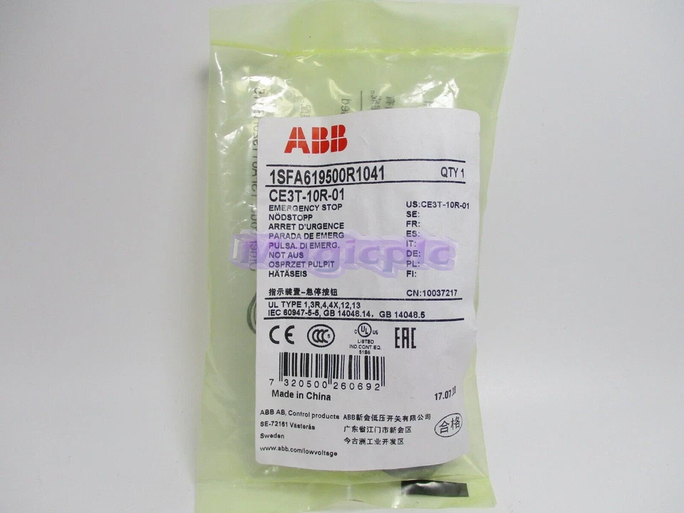 1PCs NEW For ABB CE3T-10R-01 Emergency Stop Pushbotton Switches - Image 2 of 4