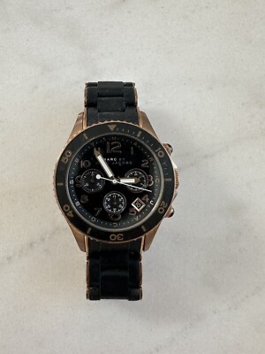 Marc By Marc Jacobs Rose Gold & Black Watch