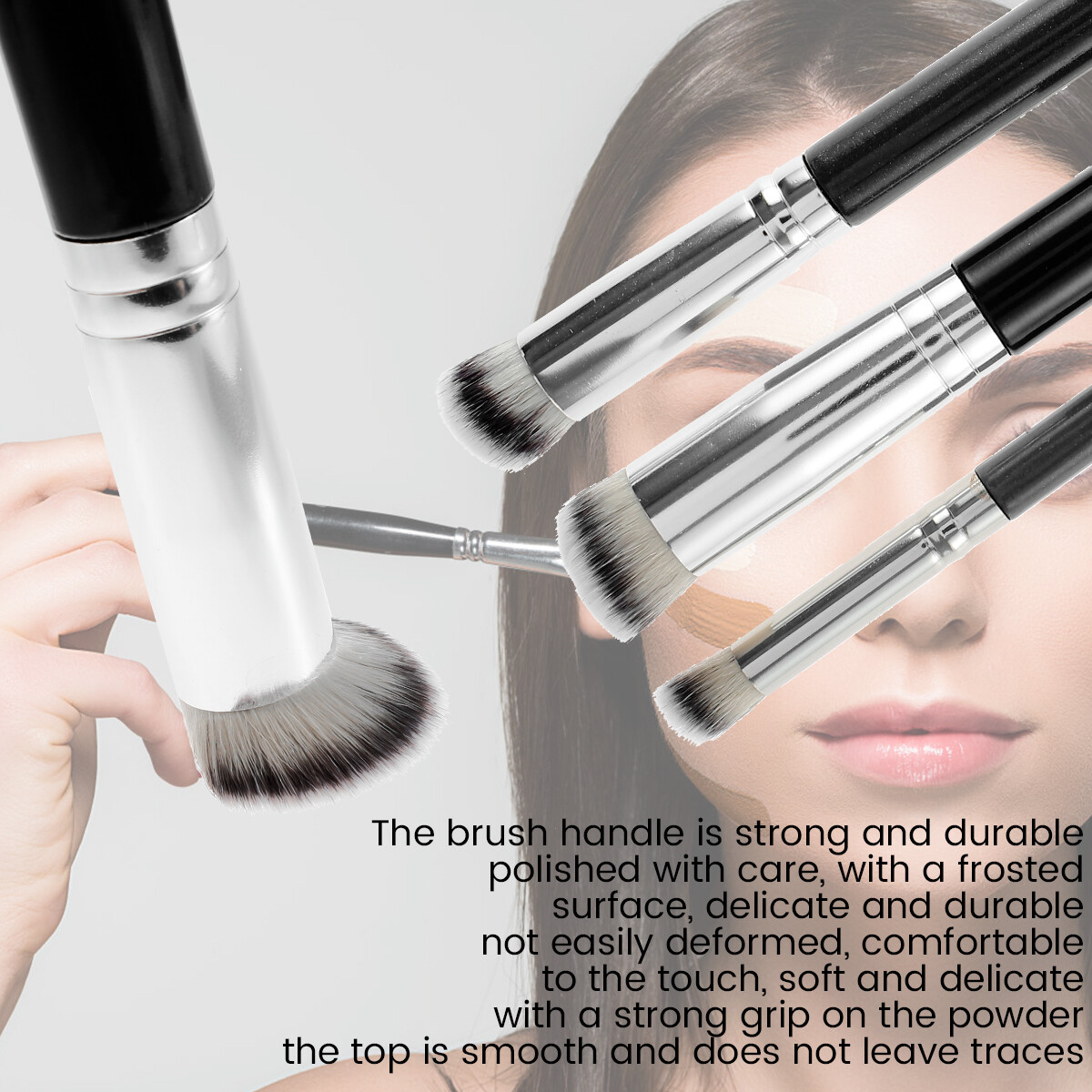 3pcs Makeup Brushes Foundation Brush Concealer Brush Blusher Brush ─ eBay