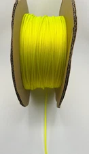 Polyurethane 1/8 inch (3mm) expandable cable sleeving UV Yellow 16.4 Feet (5m)