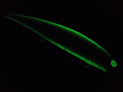 Customized Bomber Long A Similar Floating Jerk Bait Fishing Lure Glow Walleye