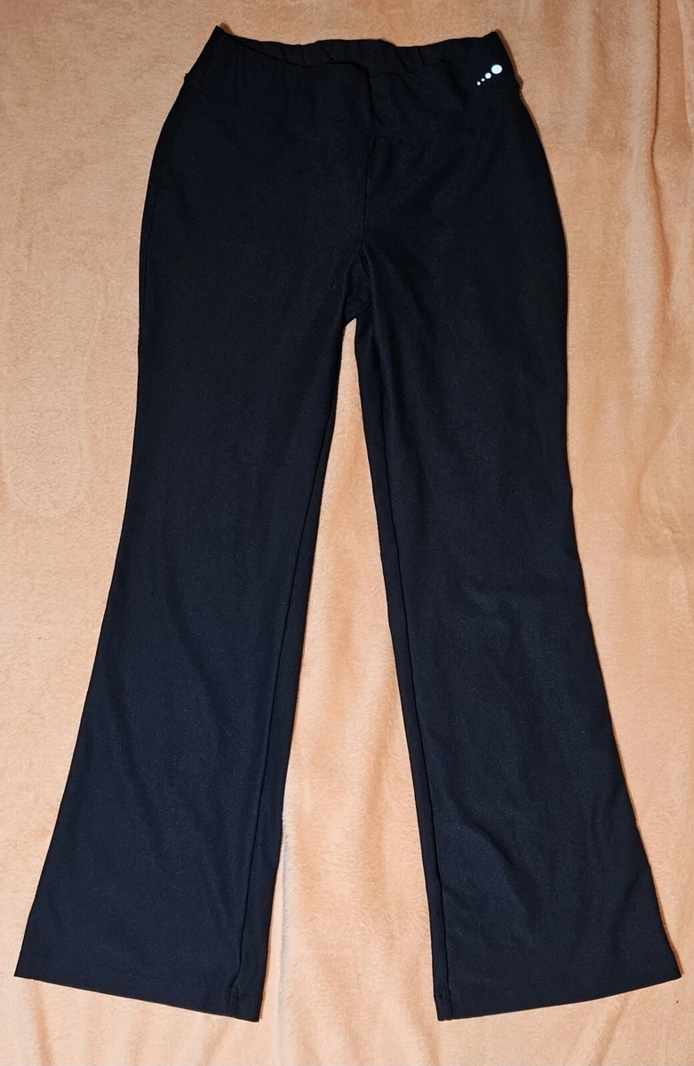 Women's Xersion Performancewear Yoga Pant Flared Black Fitted S