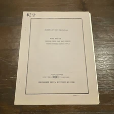Systron Donner HR20-5B Medium Power Half rack Series Transistorized Instruction