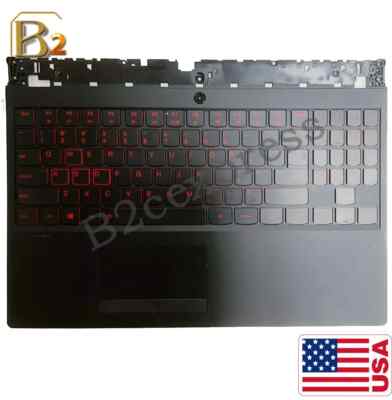 NEW For Lenovo Legion Y530-15ICH Y7000 Palmrest US Keyboard KB Bezel Backlit Red