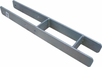 101 mm H-Pfostenanker B-Ware (10 /Stck) Pfostenträger H-Anker Metall verzinkt