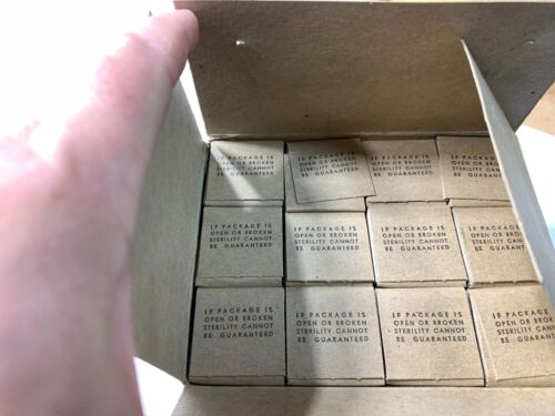 12 Case No. 2-004-000 Military Marsales BANDAGE GAUZE ROLLER ROLLS 1950's 60's - Picture 3 of 6