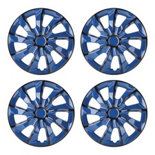 17" Set of 4 Wheel Covers Snap On Full Hub Caps fit R17 Tire & Steel Rim 4-pack
