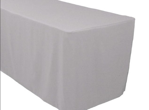 4' ft. Fitted Polyester 30 inch width Table Cover wedding Tablecloth 21 COLORS - 第 17/28 張圖片