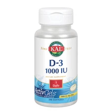 KAL D-3 1000 IU ActivGels 1000iu 200ct