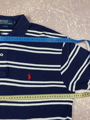 RARE Vintage 90s Polo Ralph Lauren Cotton Knit Chainmail Polo