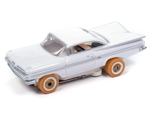 Auto World Thunderjet SC408-3A 1959 Chevy Impala iWheels coche ranura escala HO - Imagen 1 de 2