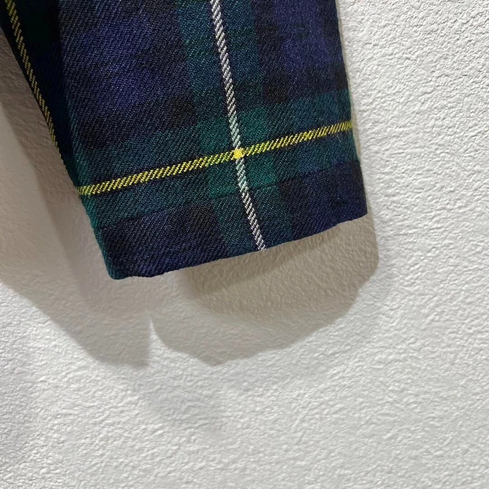 Raro 90AW Comme des Garcons Tricot Vintage Abrigo Chaqueta Blusa Cuadros Foto 4 de 4