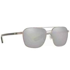 Costa Wader Brushed Gunmetal w/Gray Silver Mirror 580P Lenses 06S4003-40031858