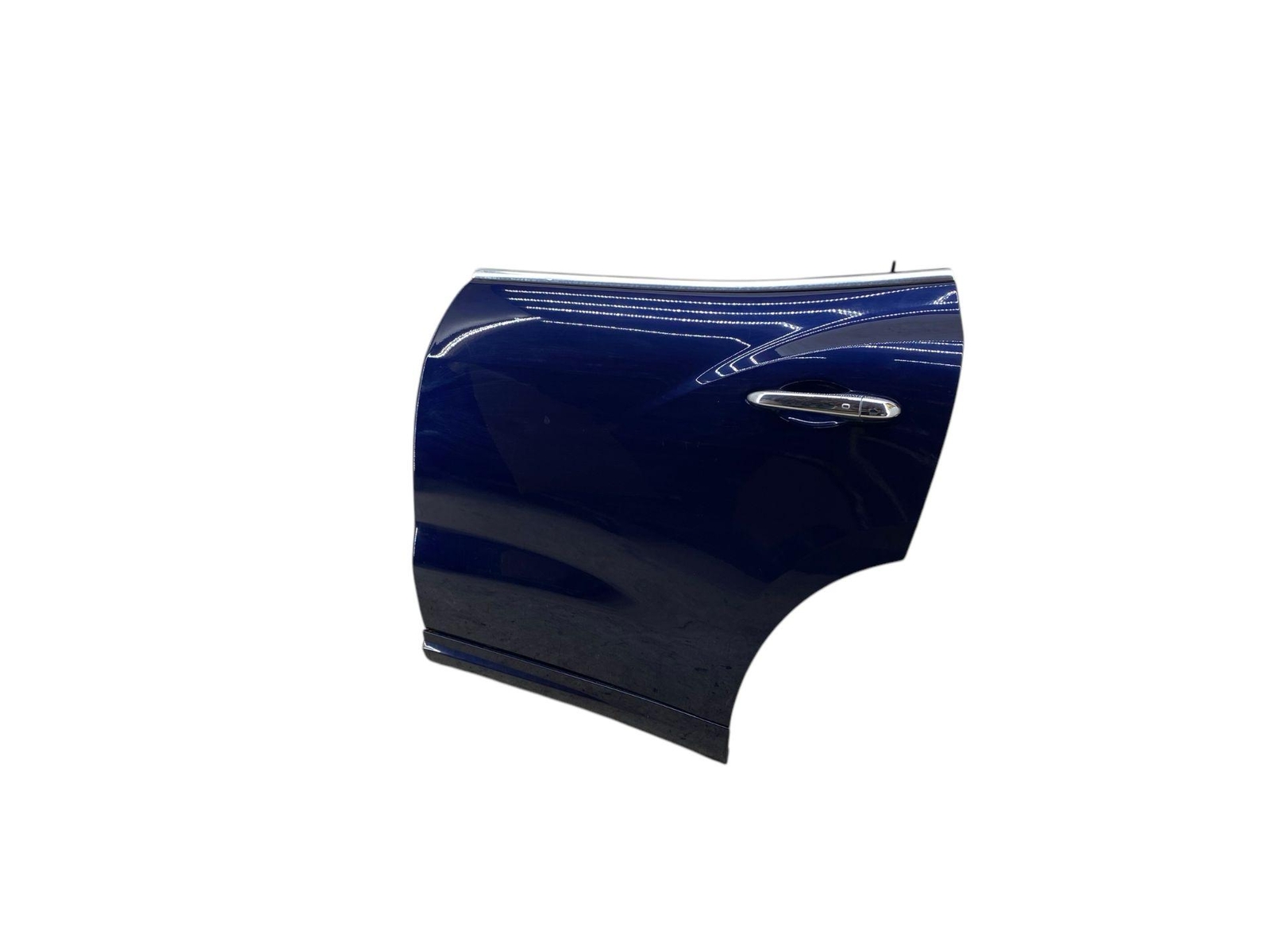 2017-2024 MASERATI LEVANTE LEFT REAR DOOR SHELL BLU PASSIONE MICA *BAD GLASS*