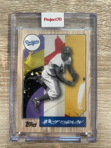 2021 Topps Project 70 - 1987 Topps Baseball Jackie Robinson #42 /4160 FUTURA