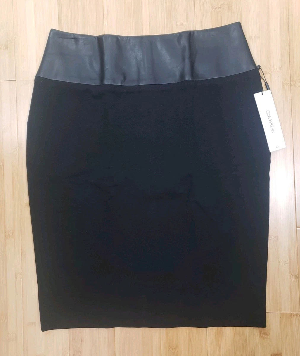 Calvin Klein Faux Leather Skirts for Women for sale | eBay