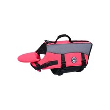 Large Dog Life Jacket with Removable Front Float Pink Vest with Reflective Trims