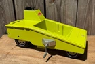 Vintage Tonka Road Paver Construction Truck Lime Green Pressed Steel
