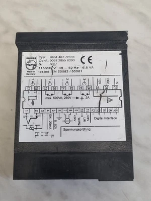 KS 40 Temperaturregler PHILIPS GERMANY 9404 407 72111 KS40 115-230V - Bild 1 von 4