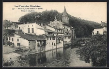 CPA Saint Jean-Pied-de-Port, Nive et Citadelle 