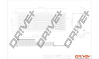 Dr!ve+ Luftfilter Filtereinsatz FüR Fiat Doblo Kasten/Kombi 1.3 D Multijet Opel