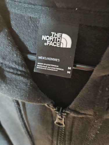 Chaqueta con Capucha The North Face Cremallera Completa Para Hombre Talla Mediana Negra Bolsillos con Cremallera - Imagen 3 de 6