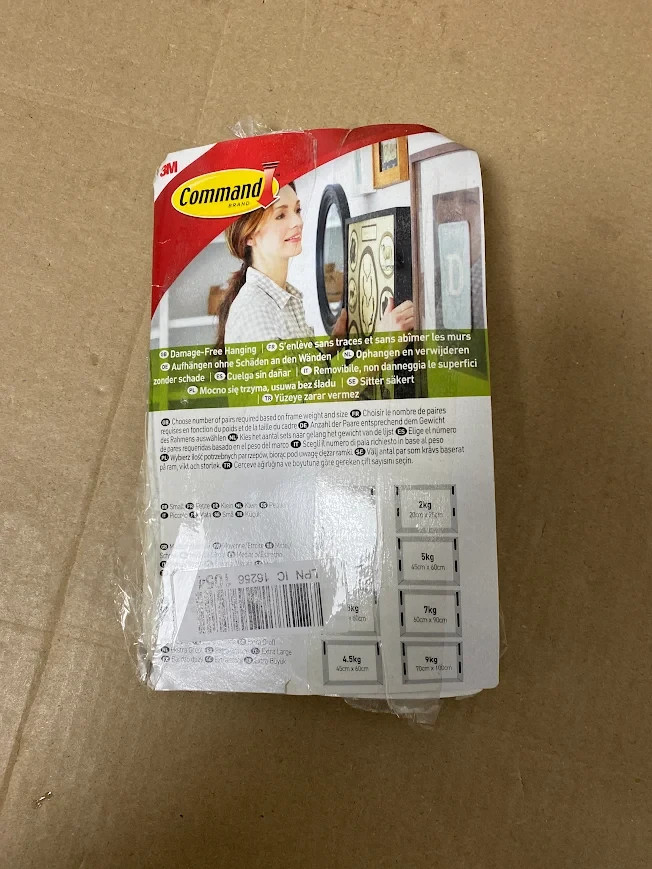 Command Picture Hanging Strips Large Value Damage Free Hanging 6 Pairs