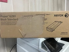 Genuine Xerox 106R01391 Black Toner Cartridge sealed box - small tear