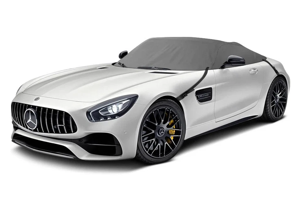 For Mercedes-Benz SLK230 98-04 Sunbrella Gray Custom Interior Car Cover - Imagem 2 de 4