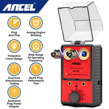 ANCEL Spark Plug Tester Dual Hole Car Engine Gasoline Ignition  Diagnostic Tool