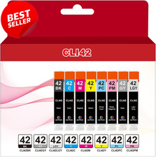 Compatible Ink Cartridges for Canon CLI42 PIXMA Pro-100 Printer 8 Pack US