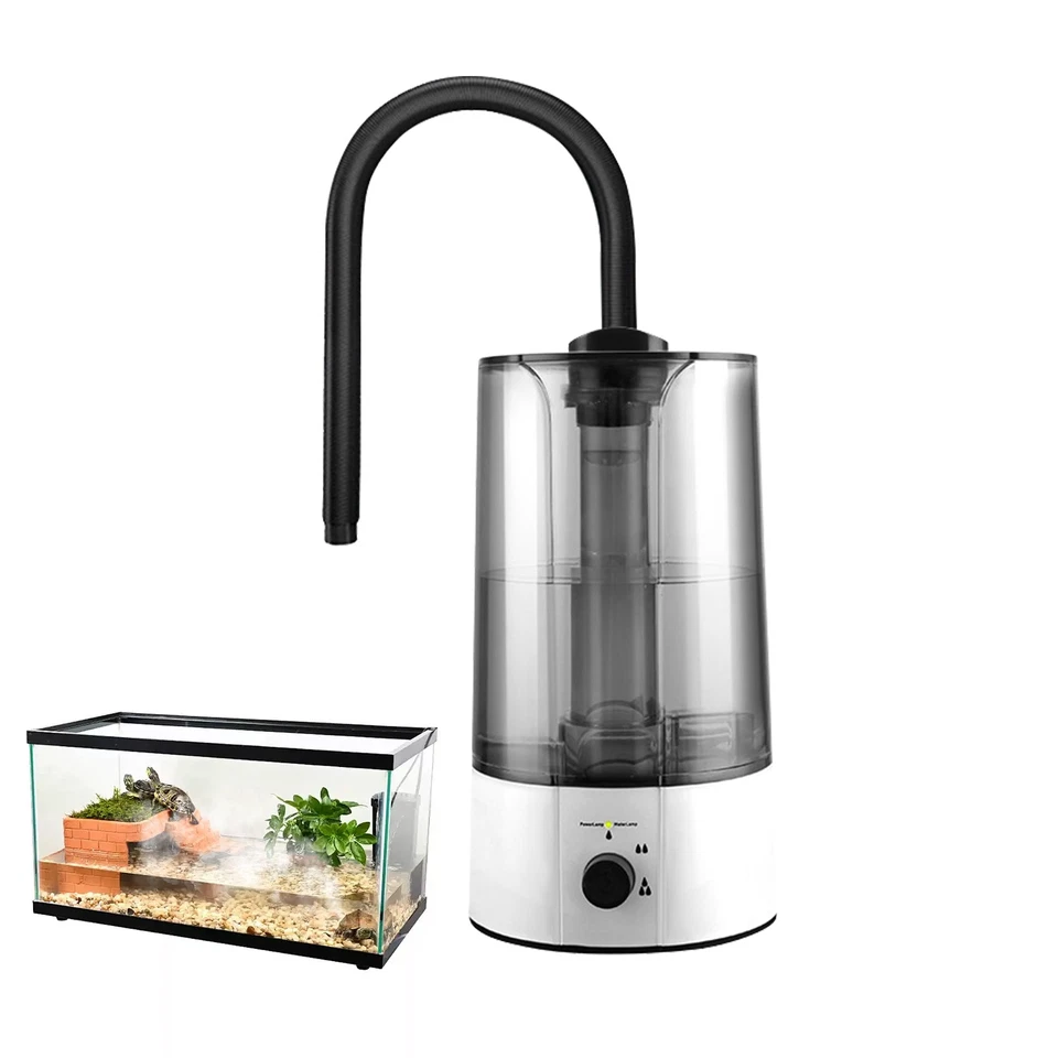 Reptilien-Luftbefeuchter 4L, Terrarium-Nebelmaschine mit Verstellbarem Schlauch - Bild 3 von 4