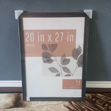 A Pair of Studio Gallery Woodgrain Frames Black 20in x 27in. That's Right,TWO!!!