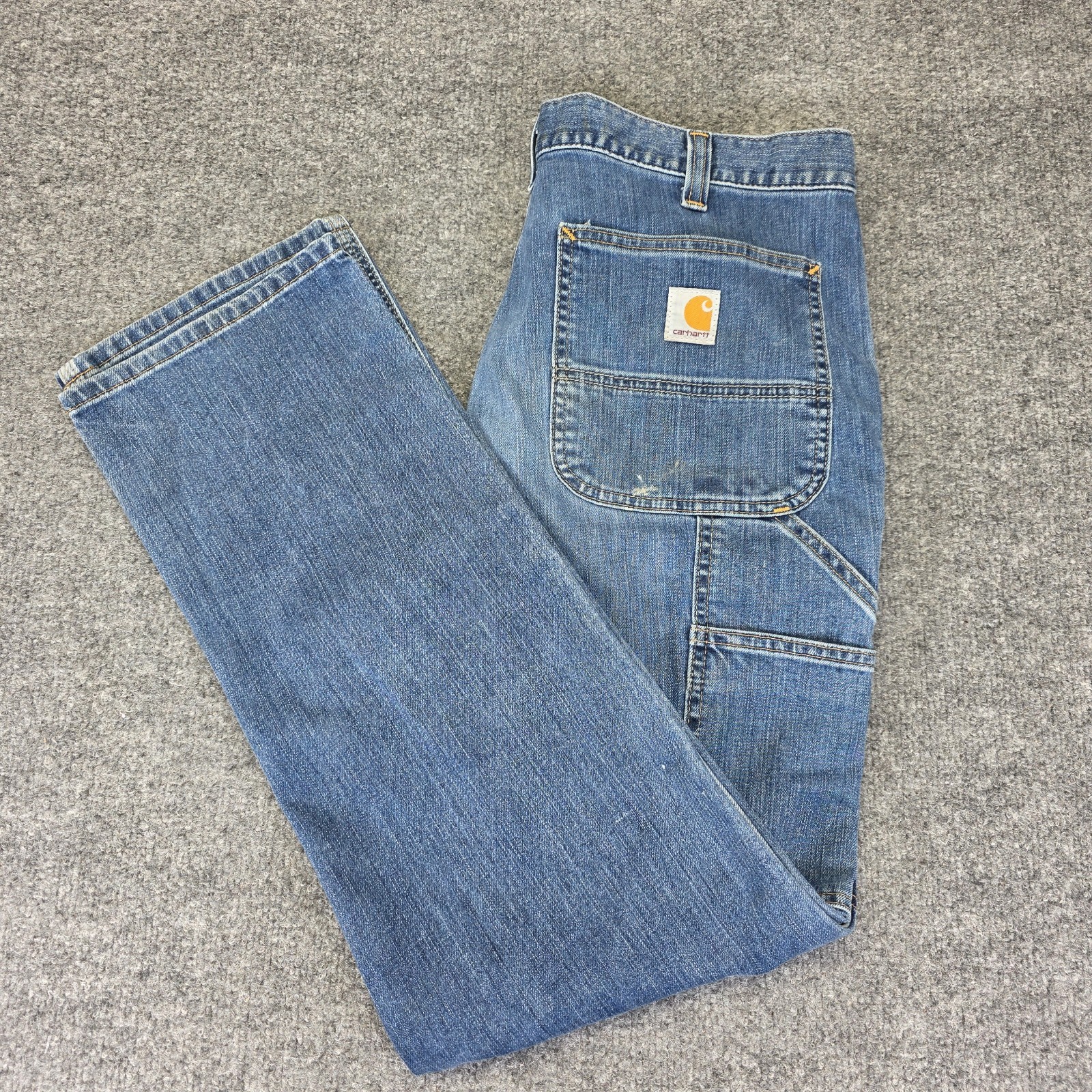 Carhartt Work Jeans Double Knee Rugged Flex Denim Men’s Size 32x30