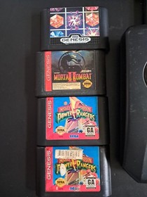 Sega Genesis Console with Hookups Controller And 12 Games All Tested
