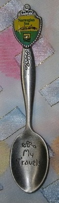 Vintage Norwegian Cruise Line (NCL) ''Norwegian Sea'' Pewter Souvenir Spoon