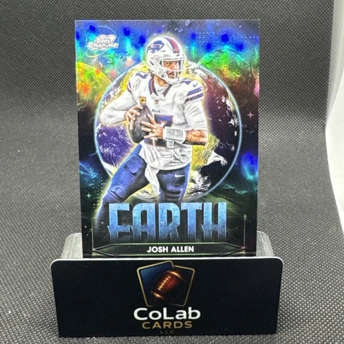 2025 Topps Cosmic Chrome Josh Allen Earth (RAW)