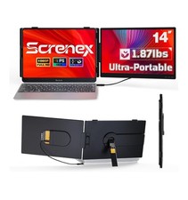 Laptop Screen Extender 0.27" Ultra-Thin, 14" FHD 1080P IPS