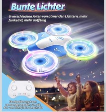 Tomzon Mini Drohne Helikopter mit LED Licht RC Quadrocopter Drone für Kinder