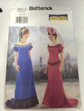 Butterick Sewing Pattern 3011 Womens EDWARDIAN DRESS COSTUME History 12-14-16 UC