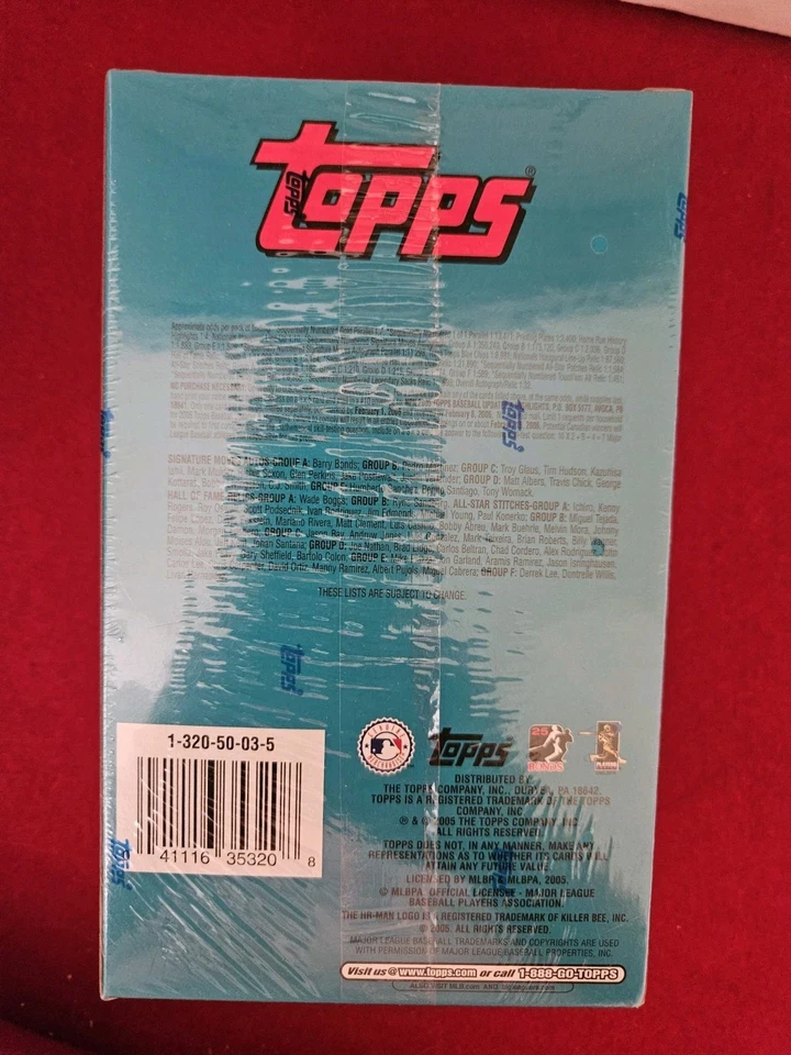 2005 Topps Baseball  Updates & HIGHLIGHTS BLASTER BOX - Image 2 of 3